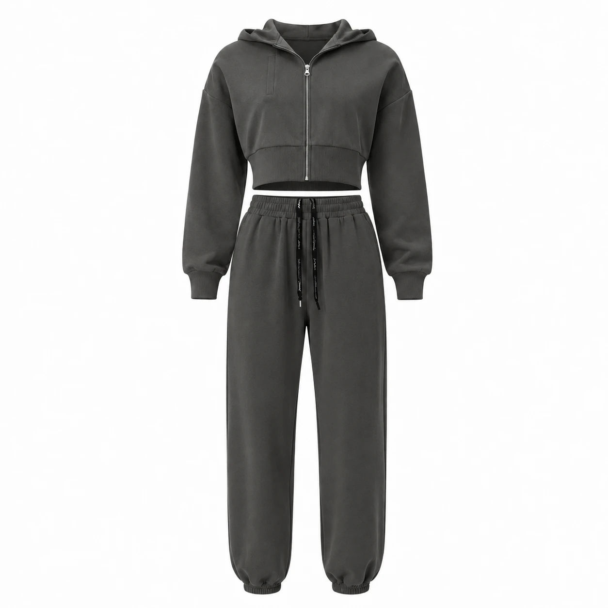 Cropped Hoodie Jogger Set WHD0606598