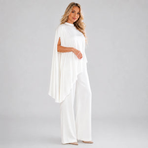 Cape Sleeve Wide Leg Set WHD0606604