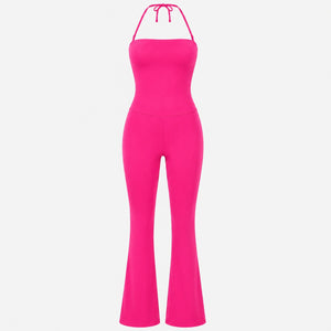 Halter Flare Leg Jumpsuit WHD0606620