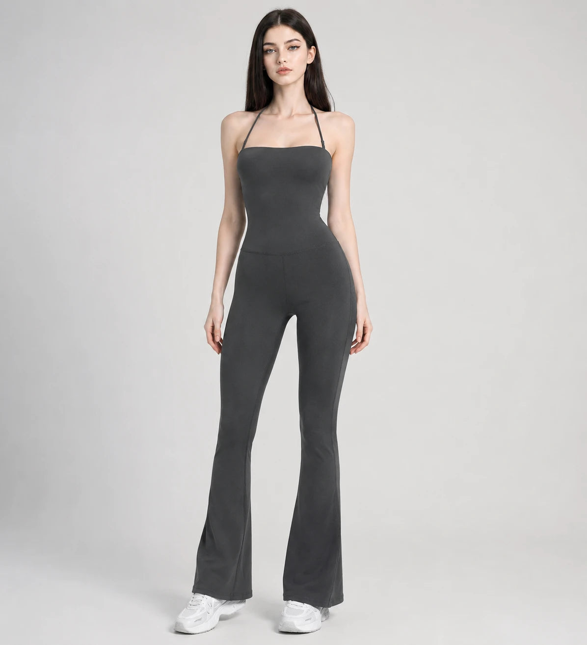 Halter Flare Leg Jumpsuit WHD0606620