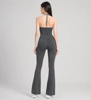 Halter Flare Leg Jumpsuit WHD0606620