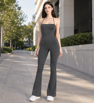 Halter Flare Leg Jumpsuit WHD0606620
