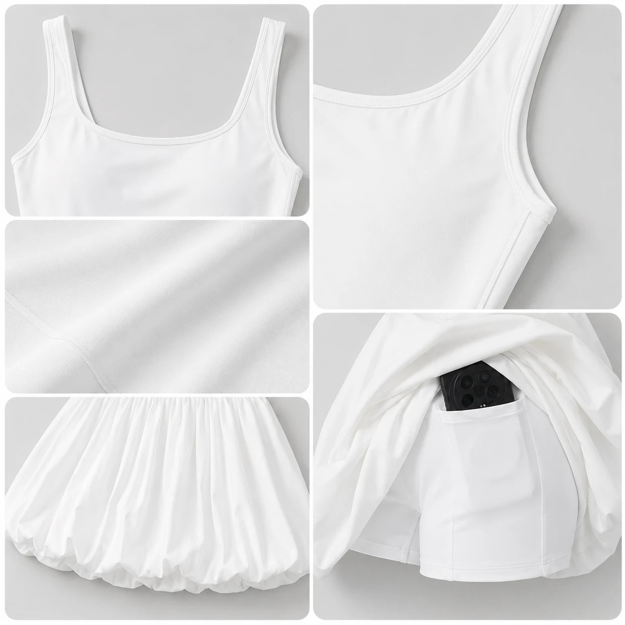 Built-In Shorts Tennis Dress WHD0606621