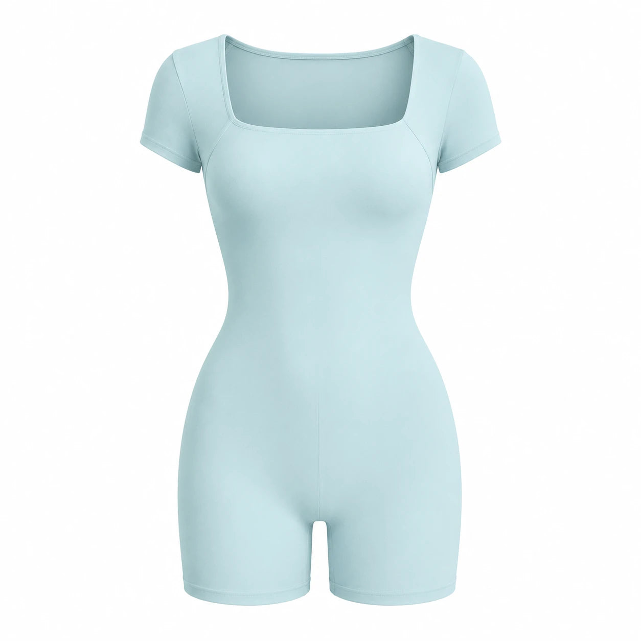 Open Back Short Sleeve Romper WHD0606622