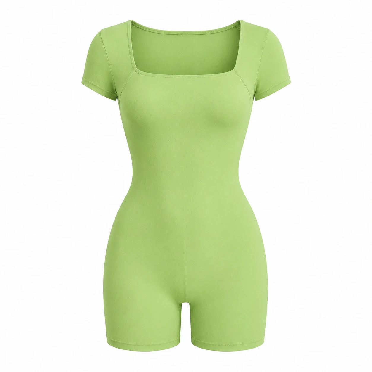 Open Back Short Sleeve Romper WHD0606622