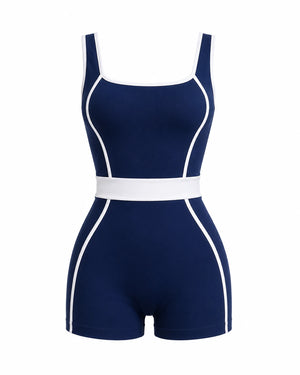 Contrast Trim Active Romper WHD0606623