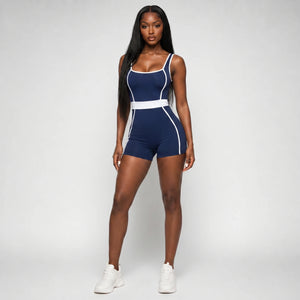 Contrast Trim Active Romper WHD0606623
