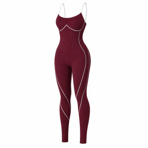 Crisscross Back Active Jumpsuit WHD0606625
