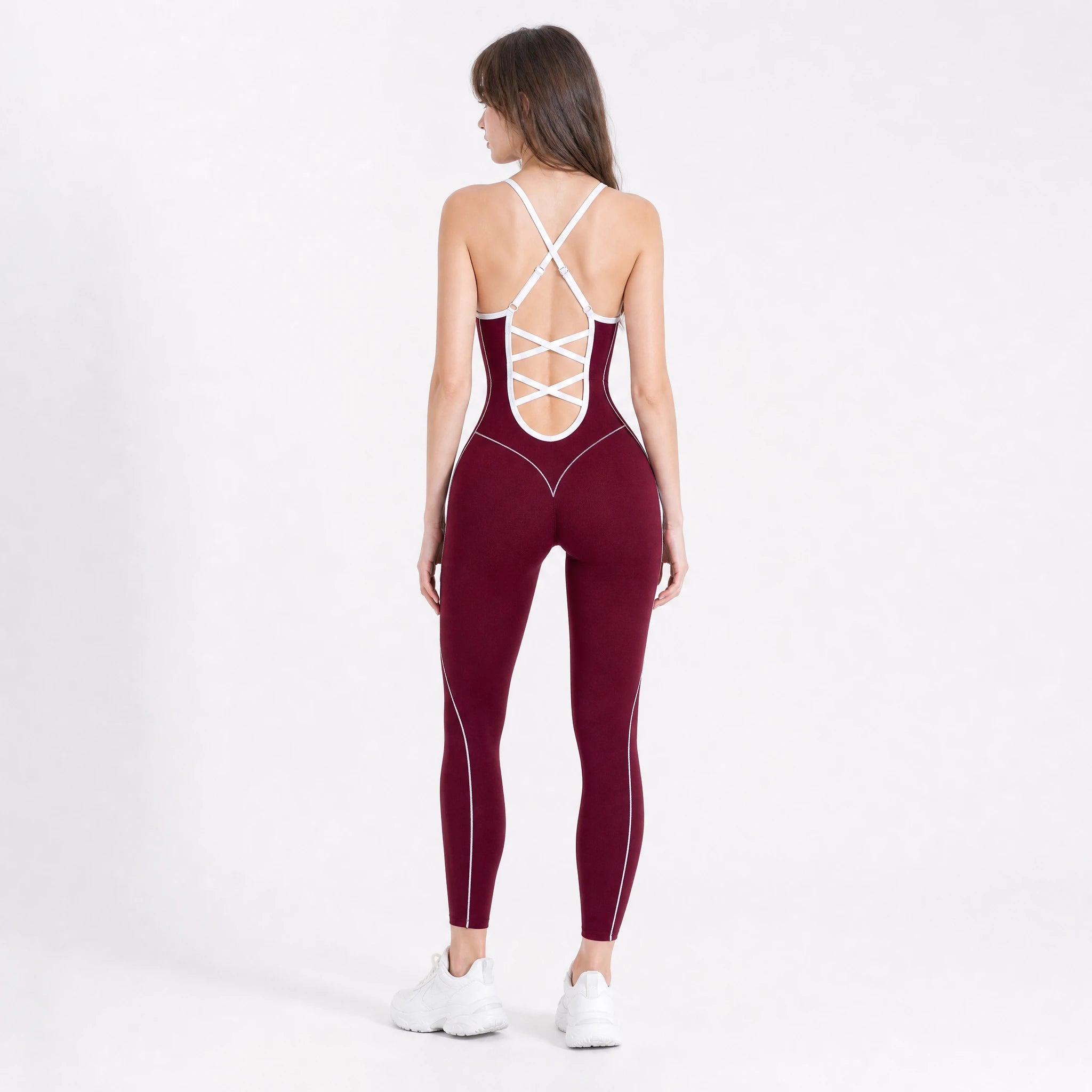 Crisscross Back Active Jumpsuit WHD0606625