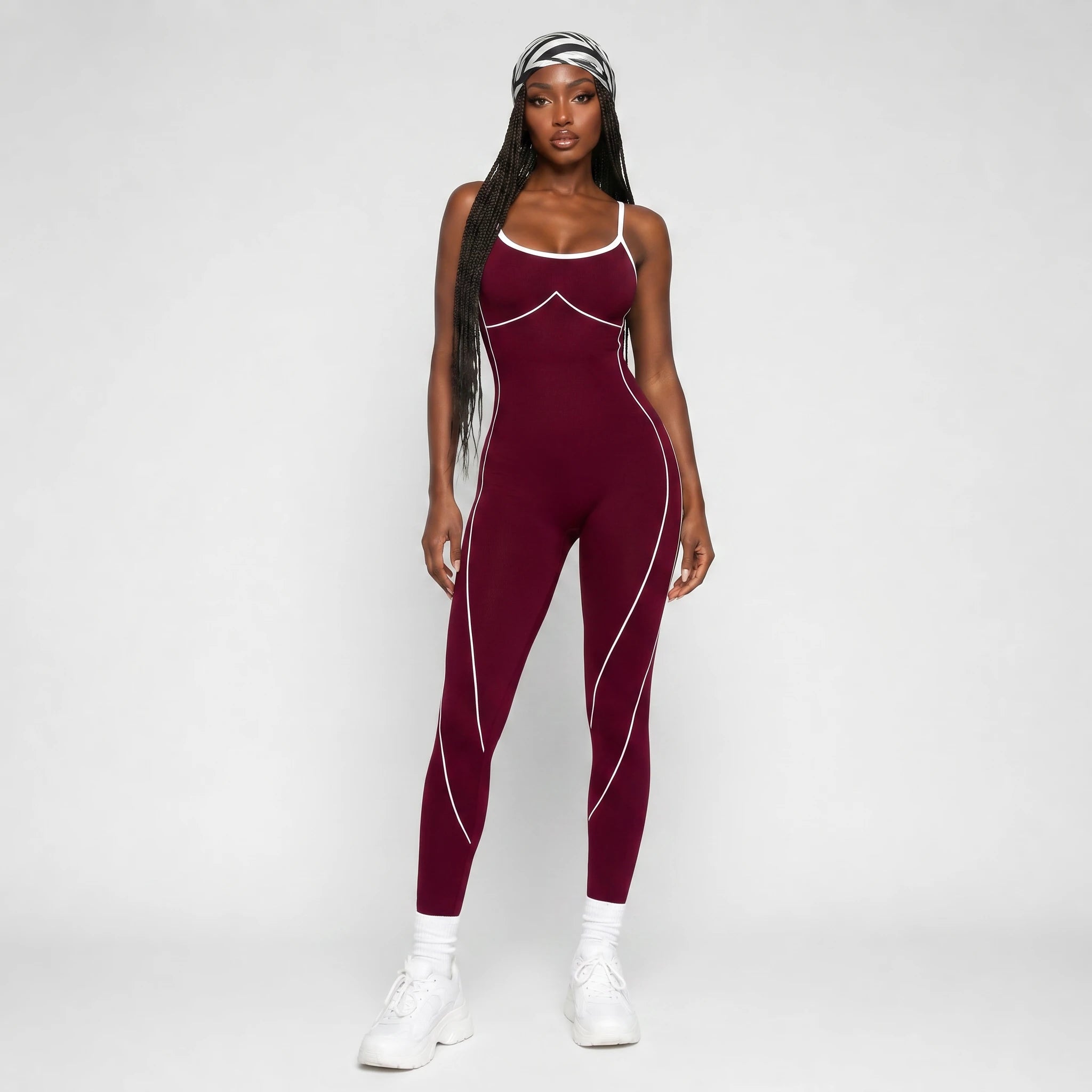 Crisscross Back Active Jumpsuit WHD0606625