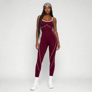 Crisscross Back Active Jumpsuit WHD0606625
