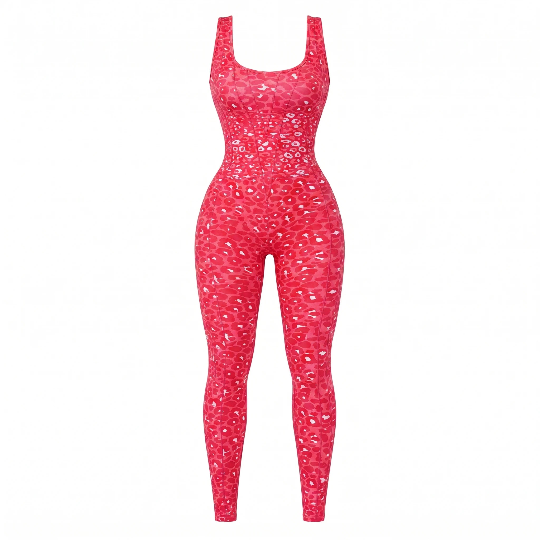 Leopard Cross-Back Active Jumpsuit WHD0606626