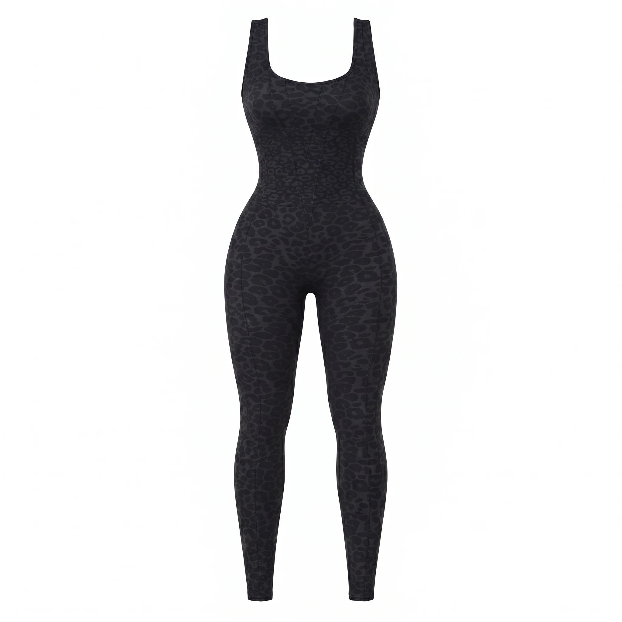 Leopard Cross-Back Active Jumpsuit WHD0606626