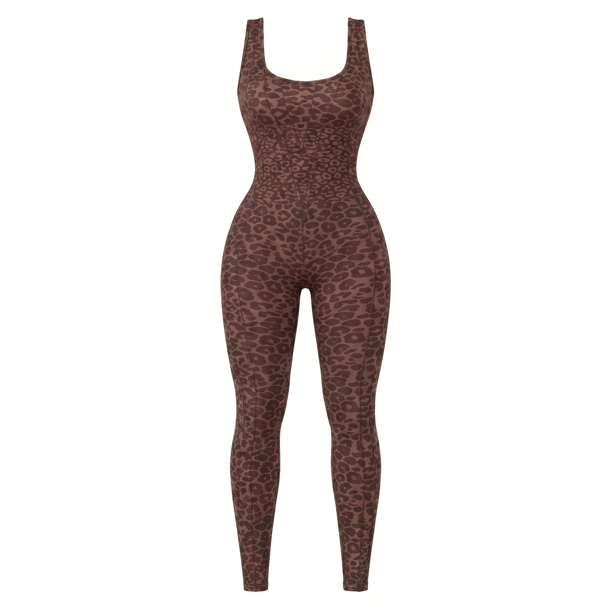 Leopard Cross-Back Active Jumpsuit WHD0606626