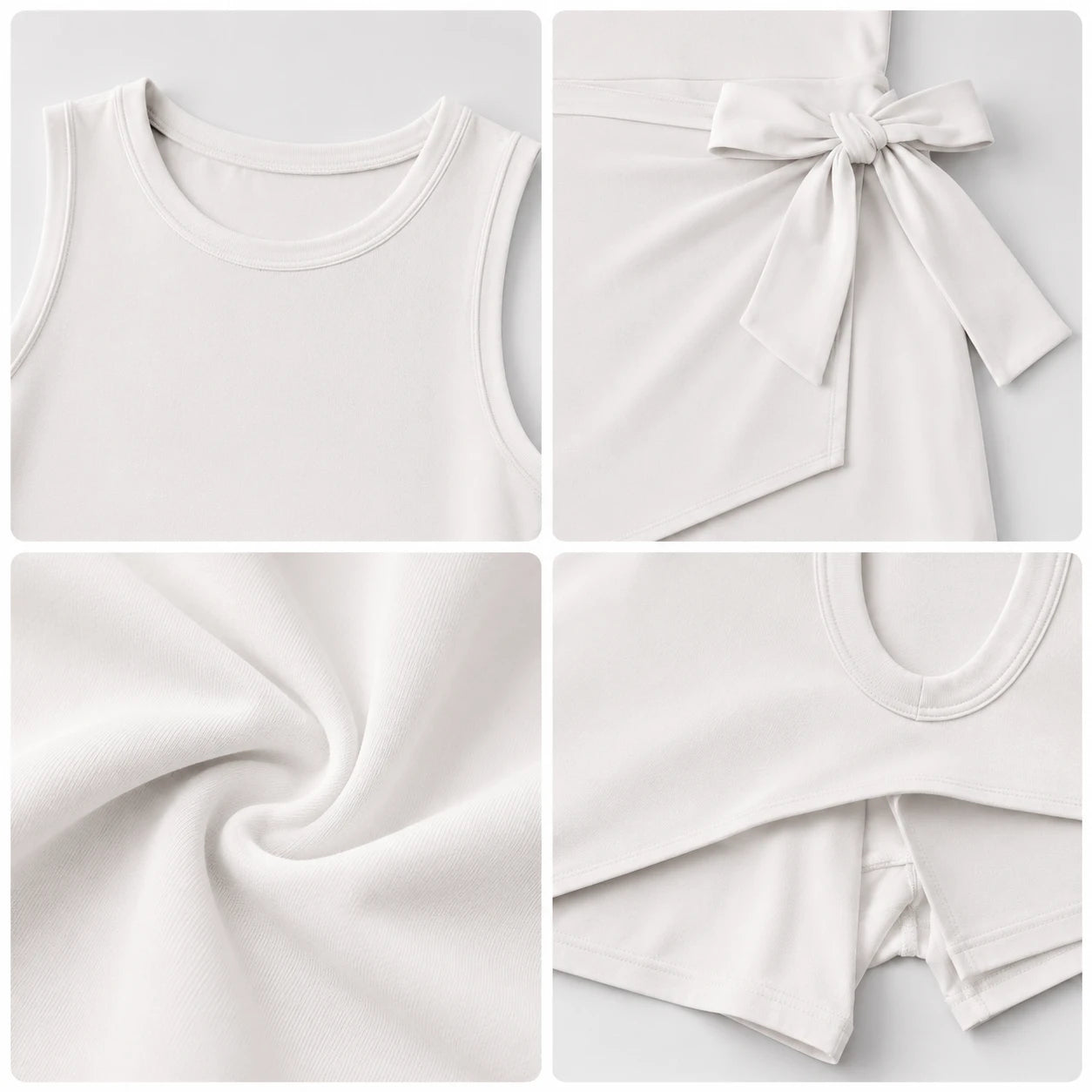 Tie Waist Tennis Romper Dress WHD0606628
