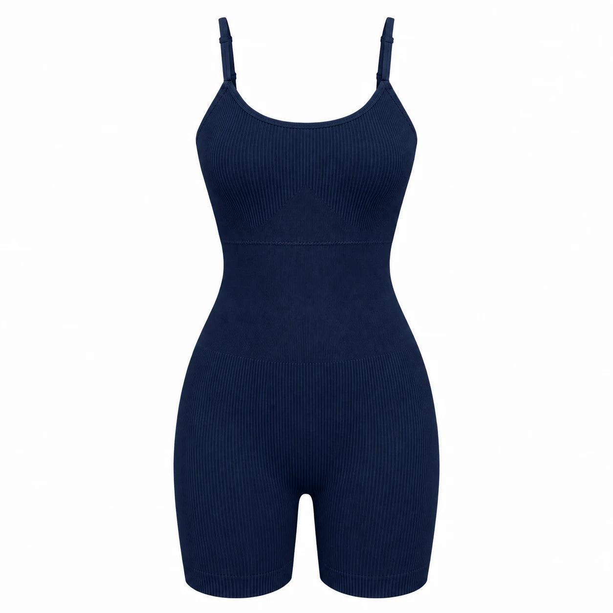 Ribbed Cross-Back Active Romper WHD0606637