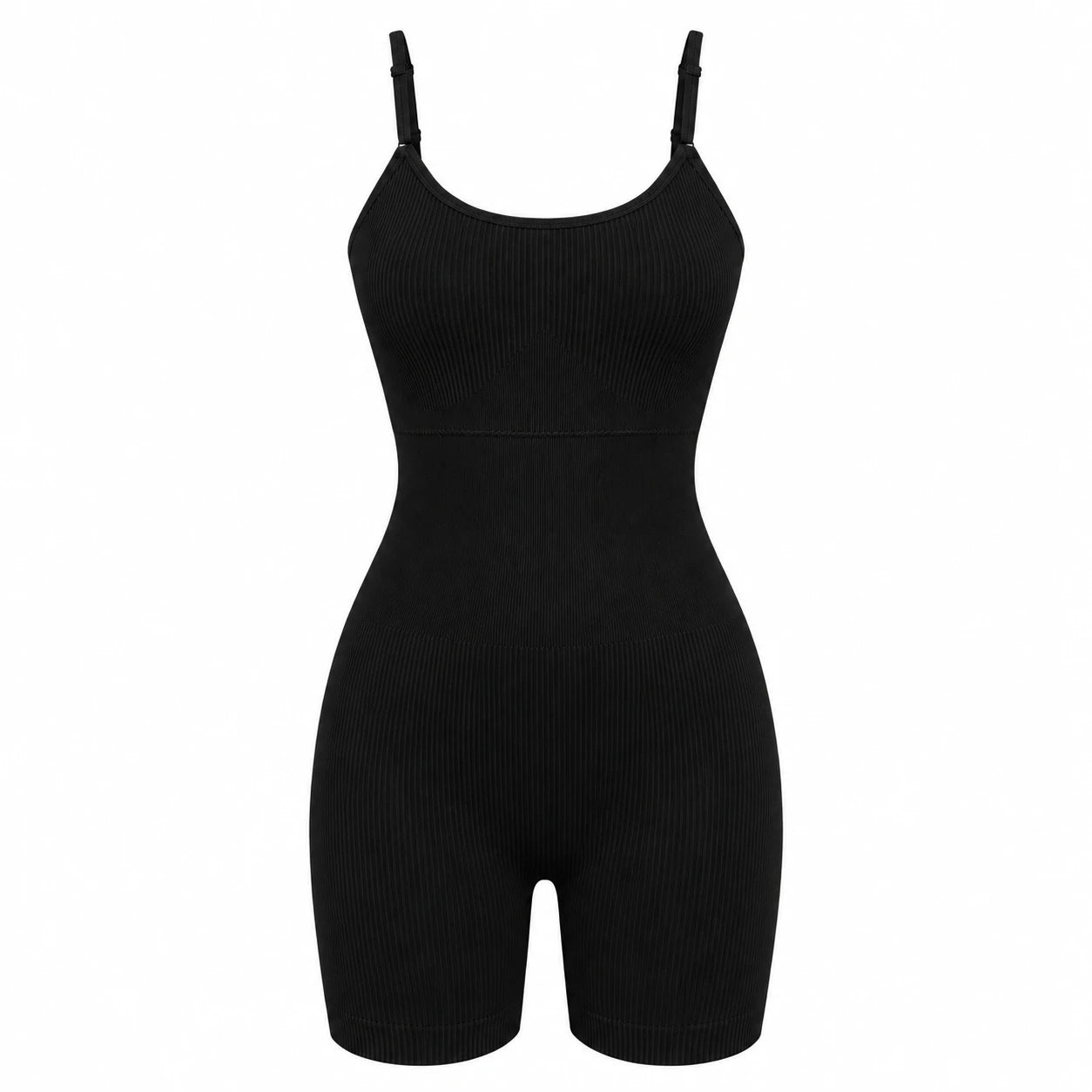 Ribbed Cross-Back Active Romper WHD0606637