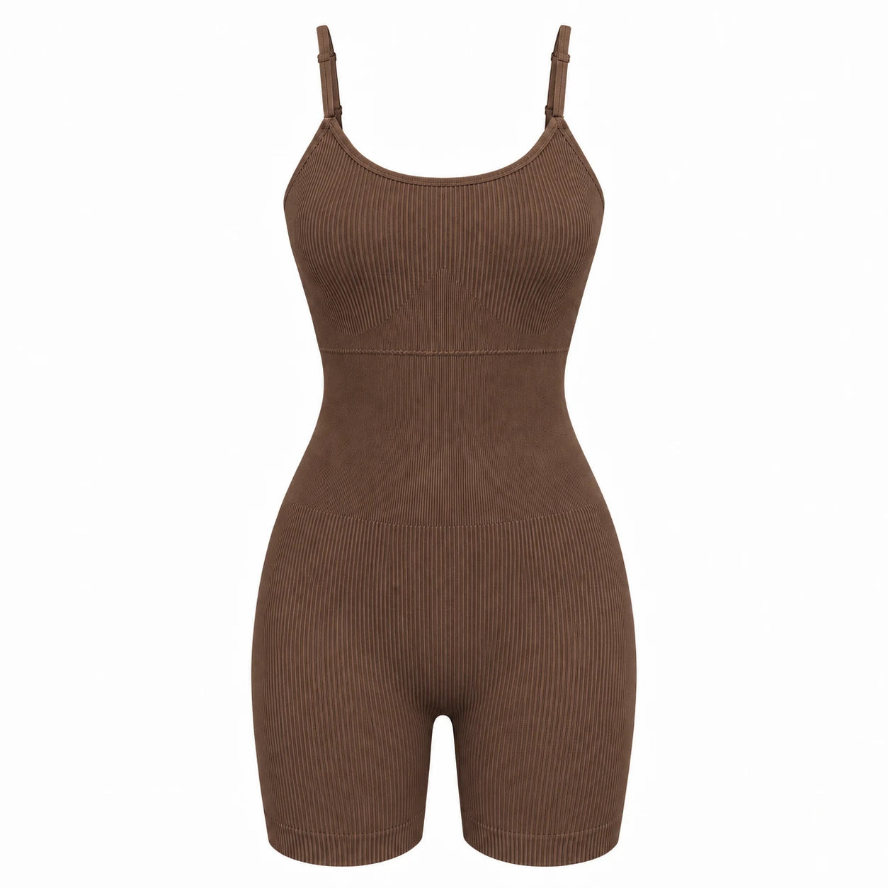 Ribbed Cross-Back Active Romper WHD0606637