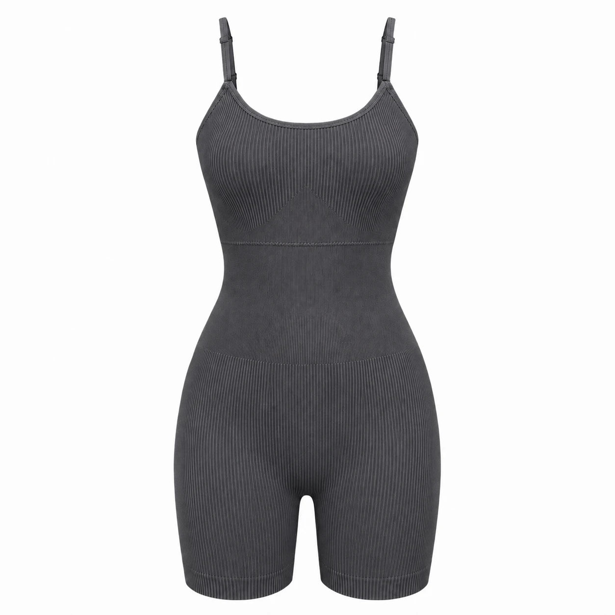 Ribbed Cross-Back Active Romper WHD0606637