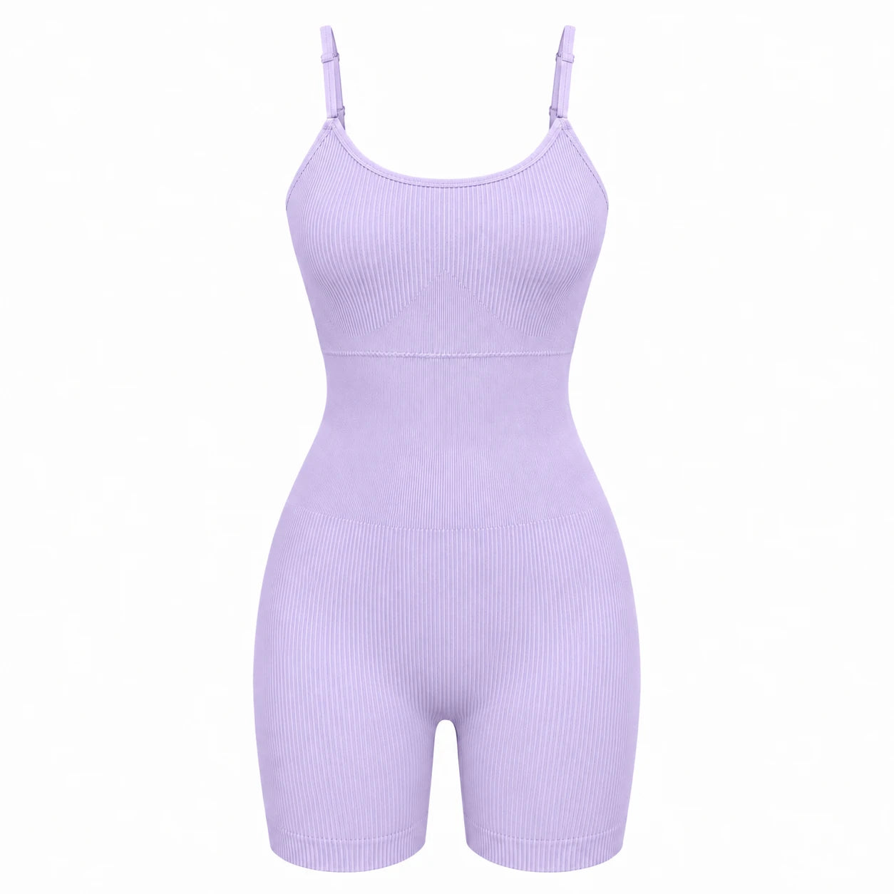 Ribbed Cross-Back Active Romper WHD0606637