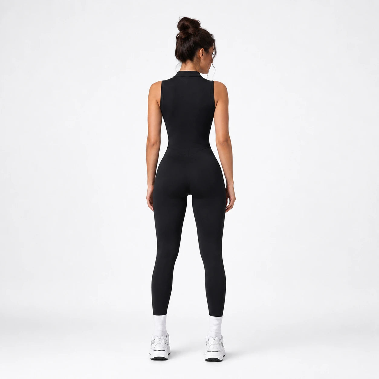 Zip Front Athletic Jumpsuit WHD0606638