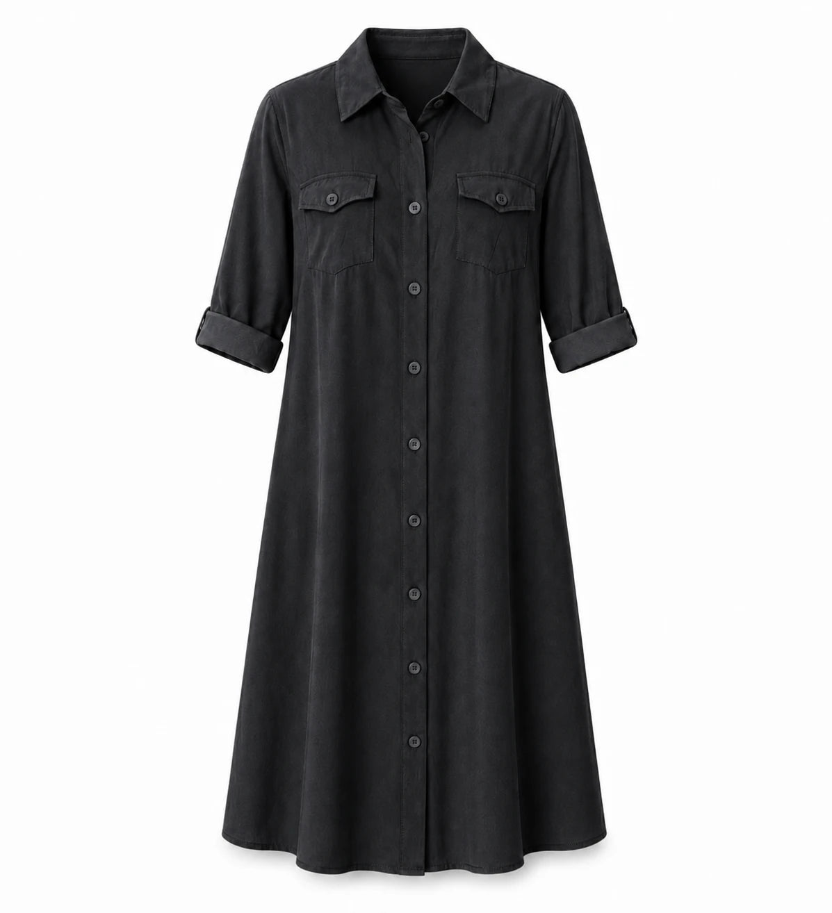 Light Blue Shirt Dress WHD0607007