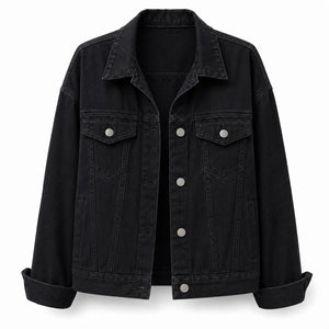 Oversized Pink Denim Jacket WHD0607030
