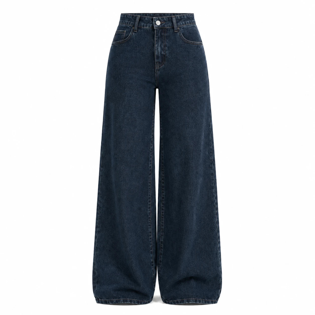 Washed Black Wide Leg Jeans WHD0607044