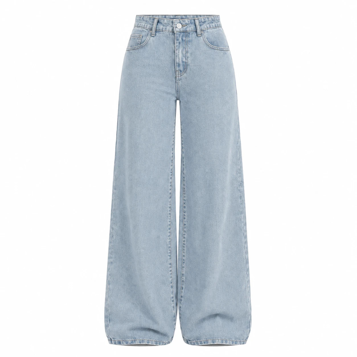 Washed Black Wide Leg Jeans WHD0607044