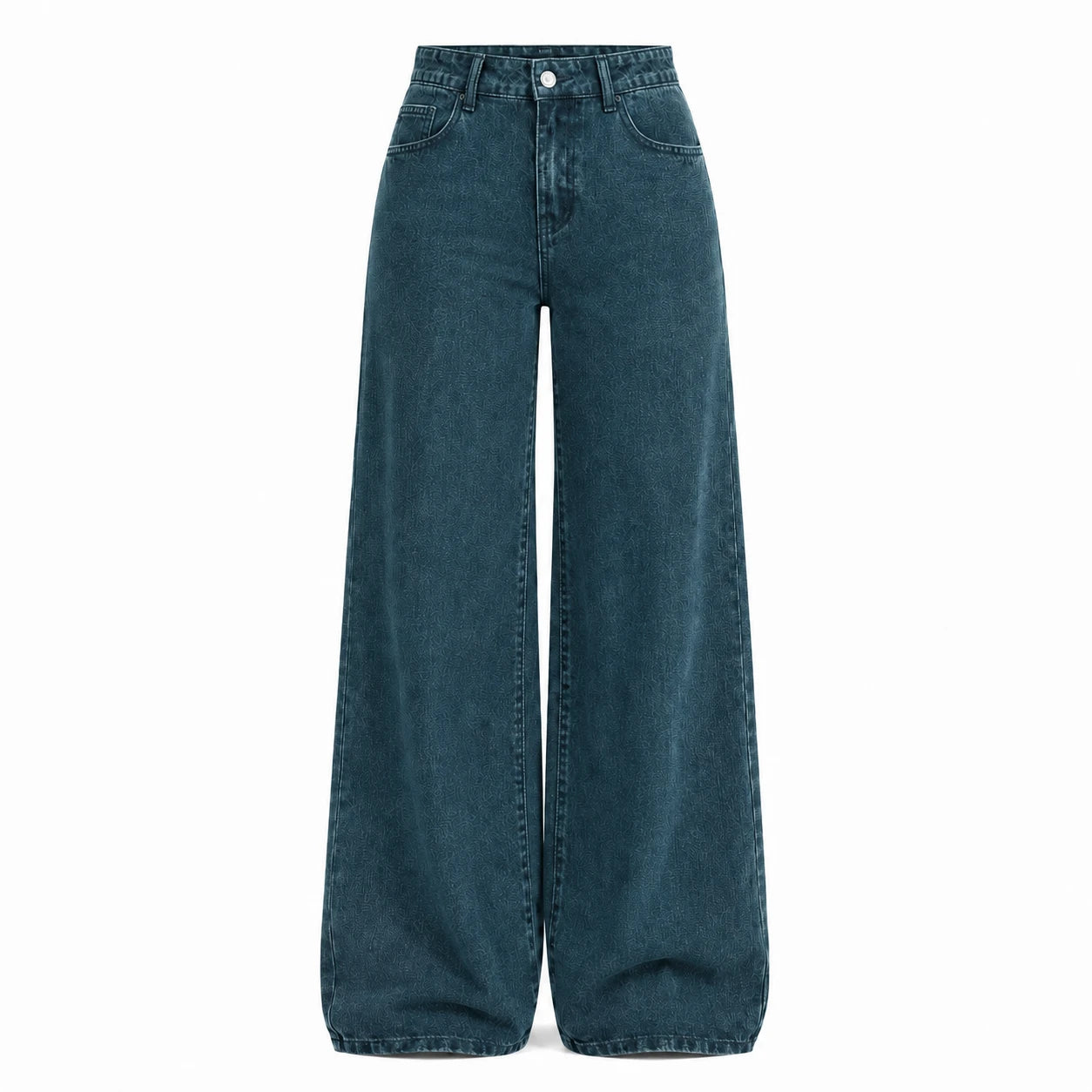 Washed Black Wide Leg Jeans WHD0607044