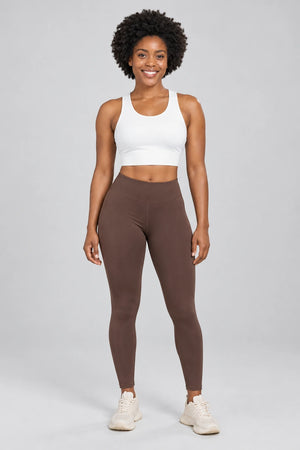 WEARHUB Polyester-Spandex Mesh Crisscross Sports Bra — White, front view