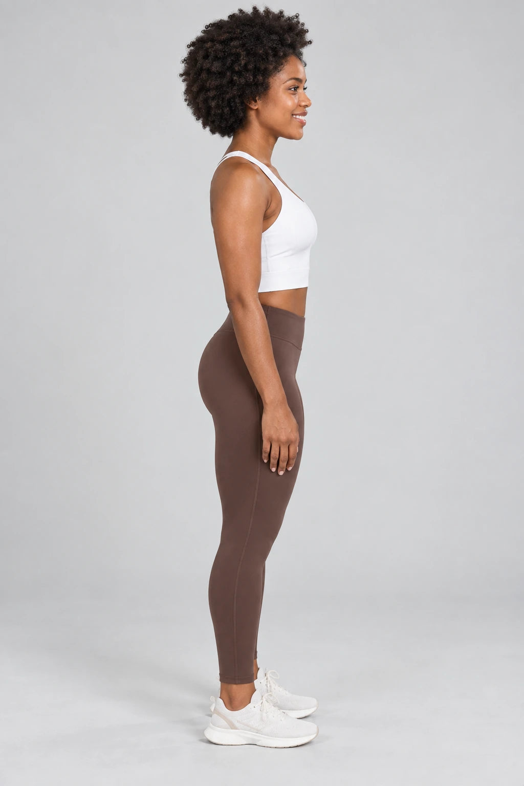 WEARHUB Polyester-Spandex Mesh Crisscross Sports Bra — product, side view