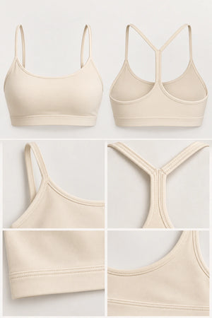 WEARHUB Polyester-Spandex EU-Sized Y-Back Sports Bra — product, details view