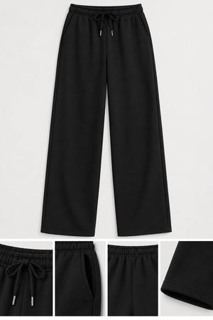 WEARHUB Cotton-Polyester Fleece Sweatpants — WHZ009 — product, details view