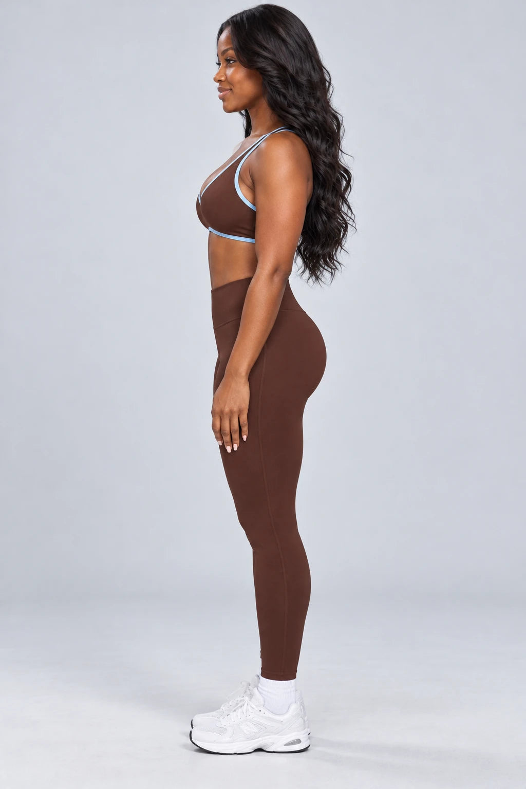 WEARHUB Nylon-Spandex Barely-There Sports Bra — WHZ021 — product, side view