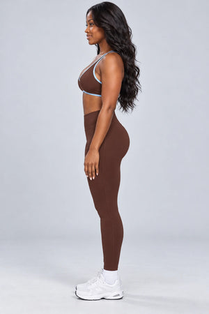 WEARHUB Nylon-Spandex Barely-There Sports Bra — WHZ021 — product, side view