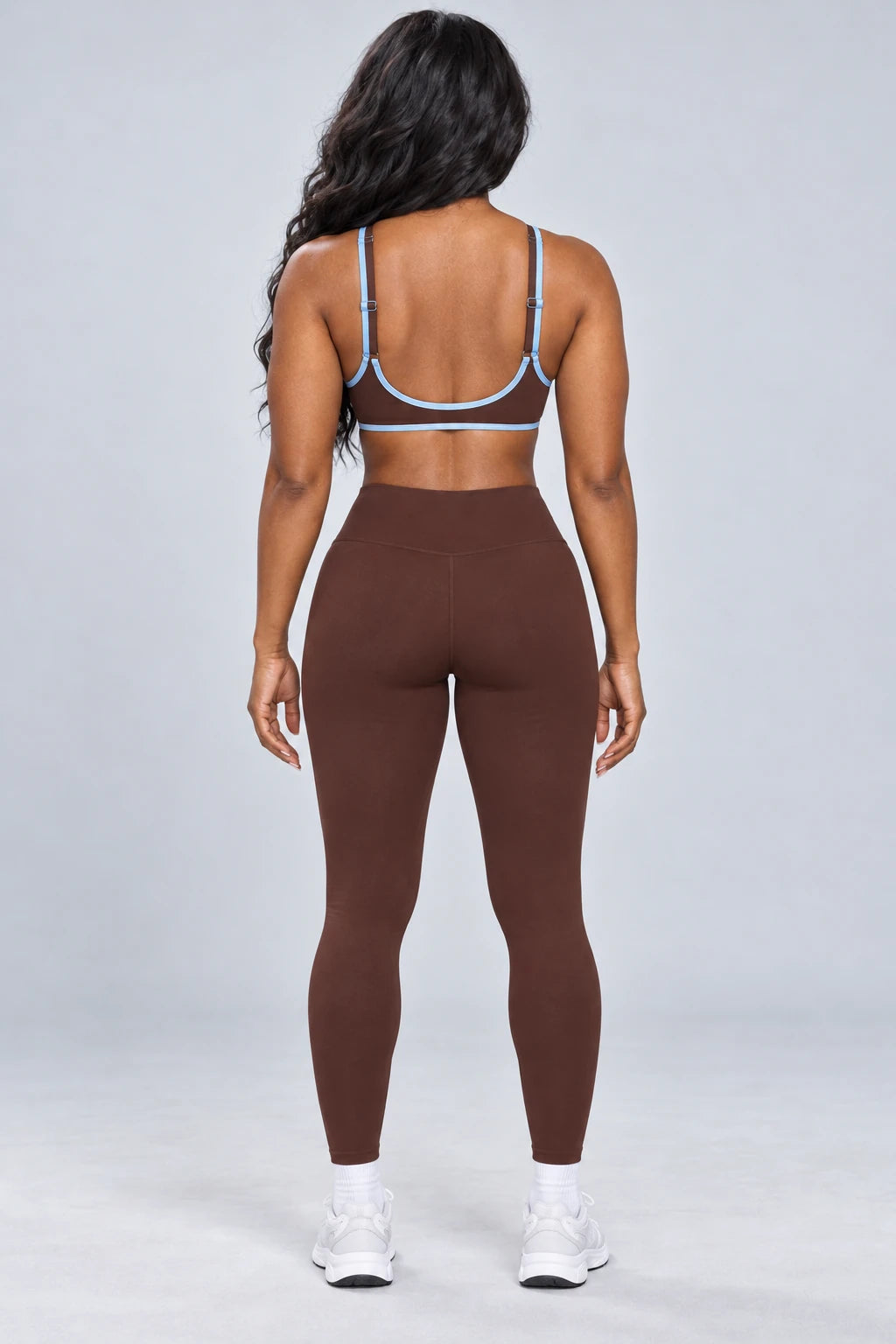 WEARHUB Nylon-Spandex Barely-There Sports Bra — WHZ021 — product, back view