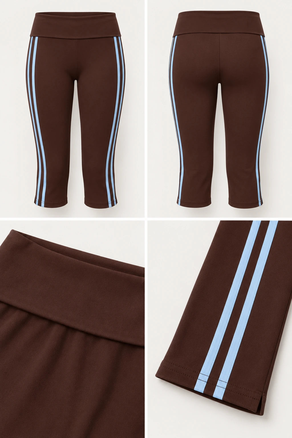 WEARHUB Nylon-Spandex Barely-There Mid-Length Active Shorts — WHZ022 — product, details view