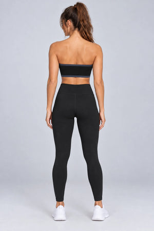 WEARHUB Nylon-Spandex Barely-There Sports Bra — WHZ024 — product, back view