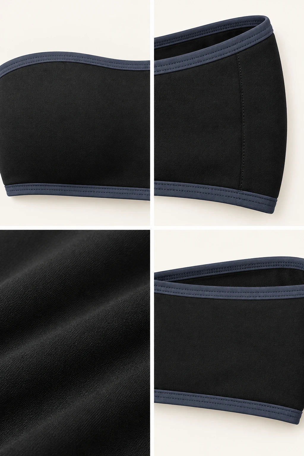 WEARHUB Nylon-Spandex Barely-There Sports Bra — WHZ024 — product, details view