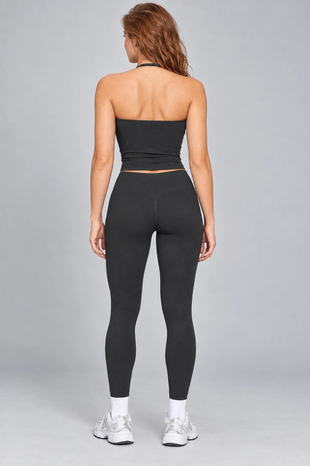 WEARHUB Nylon-Spandex Seamless Active Tank — WHZ027 — product, back view