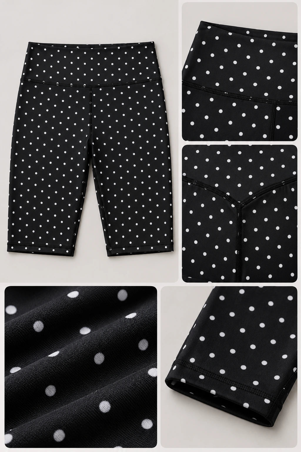 WEARHUB Polyester-Spandex Printed Mid-Length Active Shorts — WHZ032 — product, details view