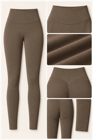 WEARHUB Nylon-Spandex Seamless Yoga Leggings — WHZ035 — product, details view