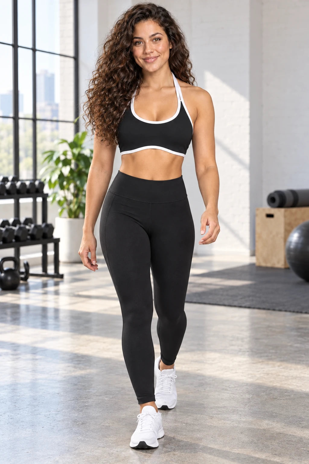 WEARHUB Nylon-Spandex Barely-There Sports Bra — WHZ036 — product, scene view