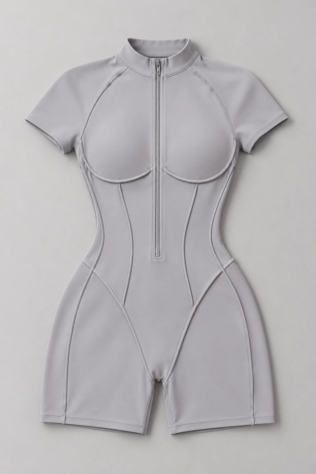 WEARHUB Nylon-Spandex Brushed Active Jumpsuit — WHZ044 — product, details view
