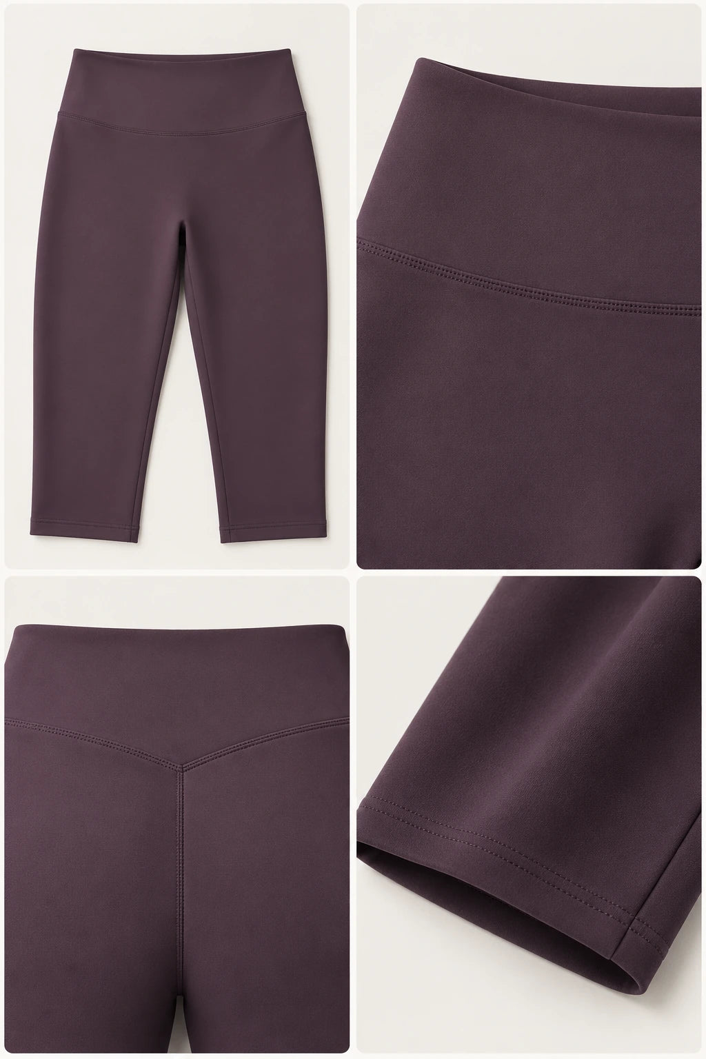 WEARHUB Nylon-Spandex Brushed Mid-Length Active Shorts — WHZ052 — product, details view