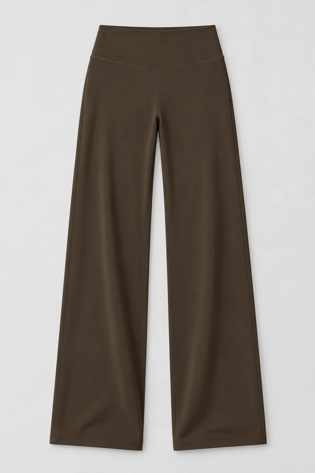 WEARHUB Nylon-Spandex Brushed Wide-Leg Yoga Pants — WHZ054 — product, details view