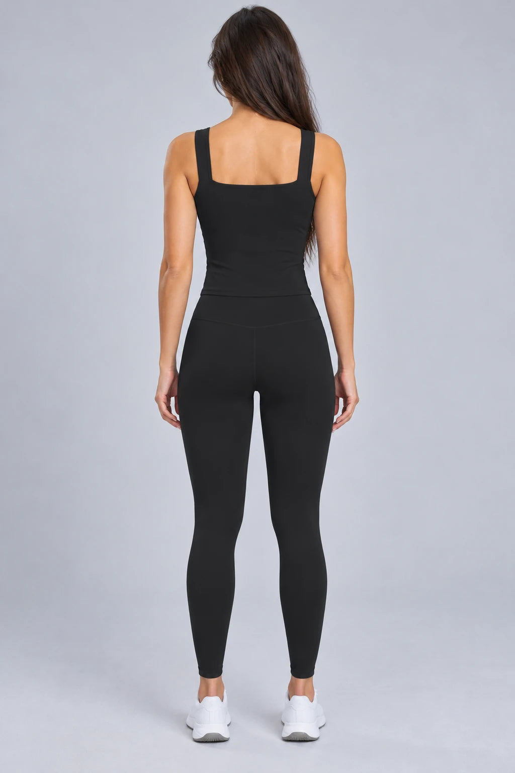WEARHUB Nylon-Spandex Brushed Active Pants — WHZ059 — product, back view