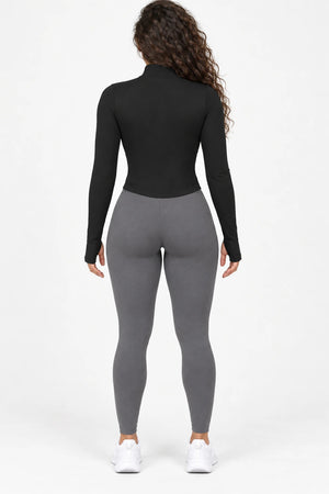 WEARHUB Nylon-Spandex Seamless Active Jacket — WHZ063 — product, back view
