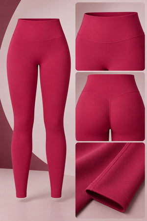 WEARHUB Nylon-Spandex Barely-There Yoga Leggings — WHZ065 — product, details view